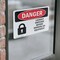Signmission Lockout Switches Before Working On Equipment Danger Sign, Vinyl Decal, 14in W x 10in L, 2PK OS-2PACK-DS-D-1014-L-1435 - alternate 8
